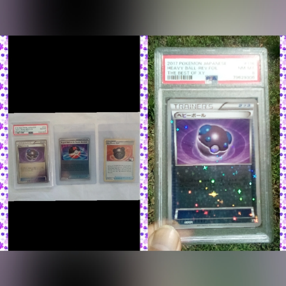 ✨PSA 8 Heavy Ball Holo Pokemon Card Bundle✨